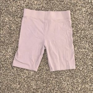 Taupe biker shorts